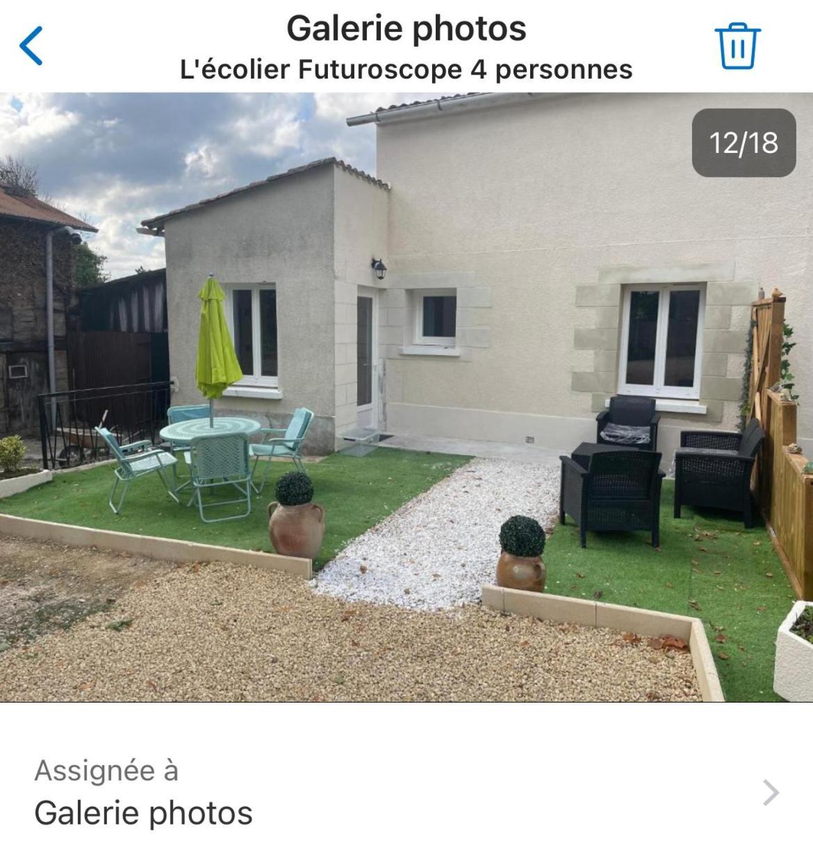 Apartament L'Ecolier Futuroscope 4 Personnes Beaumont  Zewnętrze zdjęcie